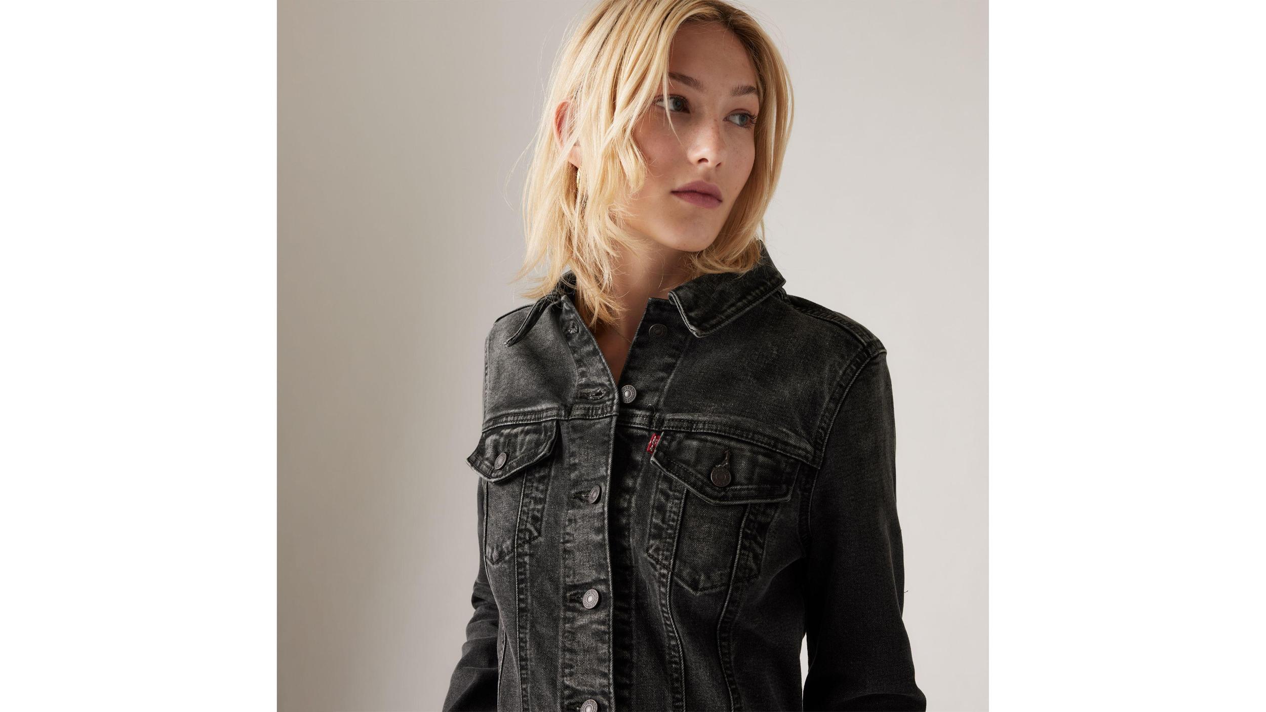 Slim Tailored Trucker Jacket Product Image