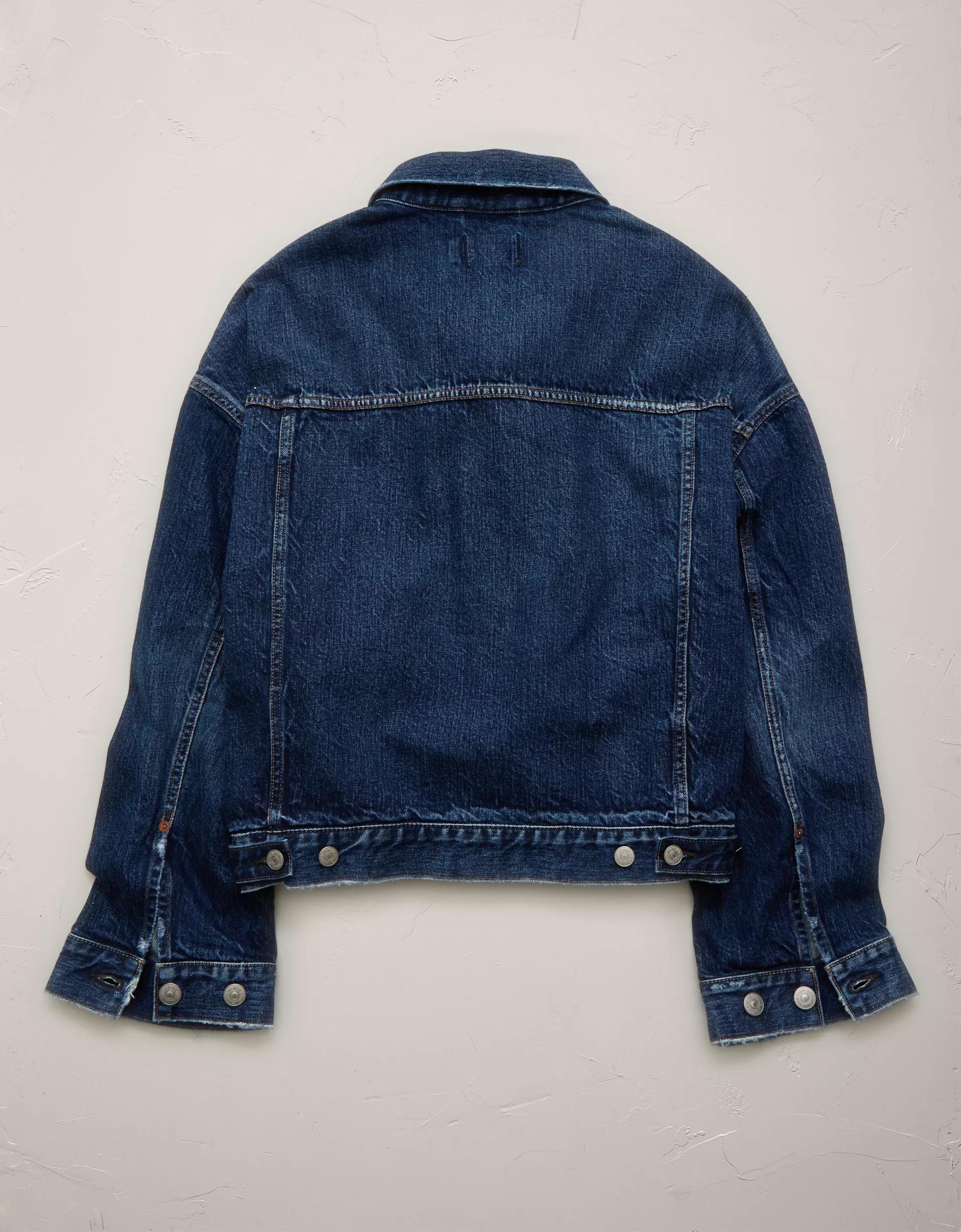 AE77 Premium Oversized Denim Jacket Product Image