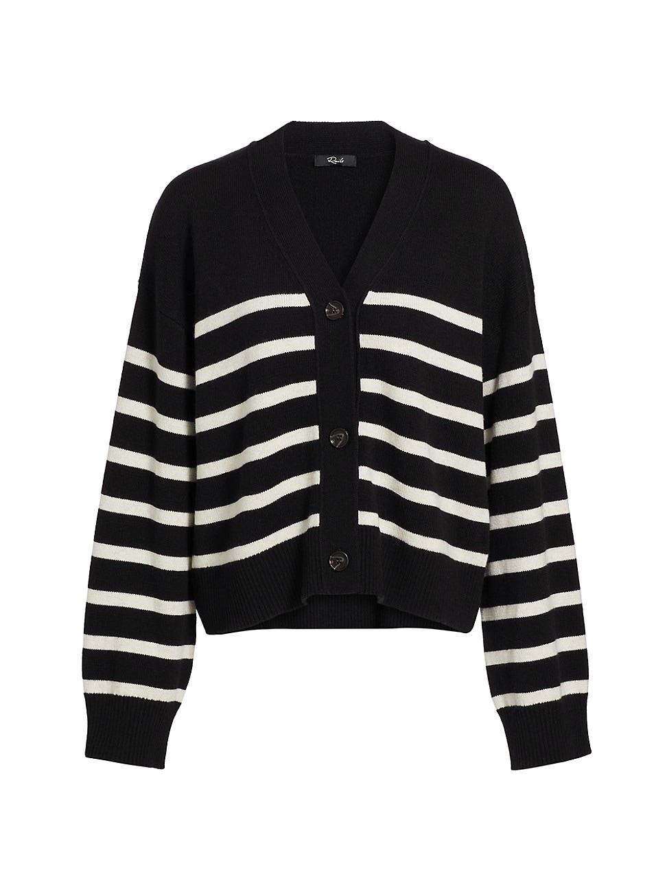 Womens Geneva Stripe Cardigan Product Image