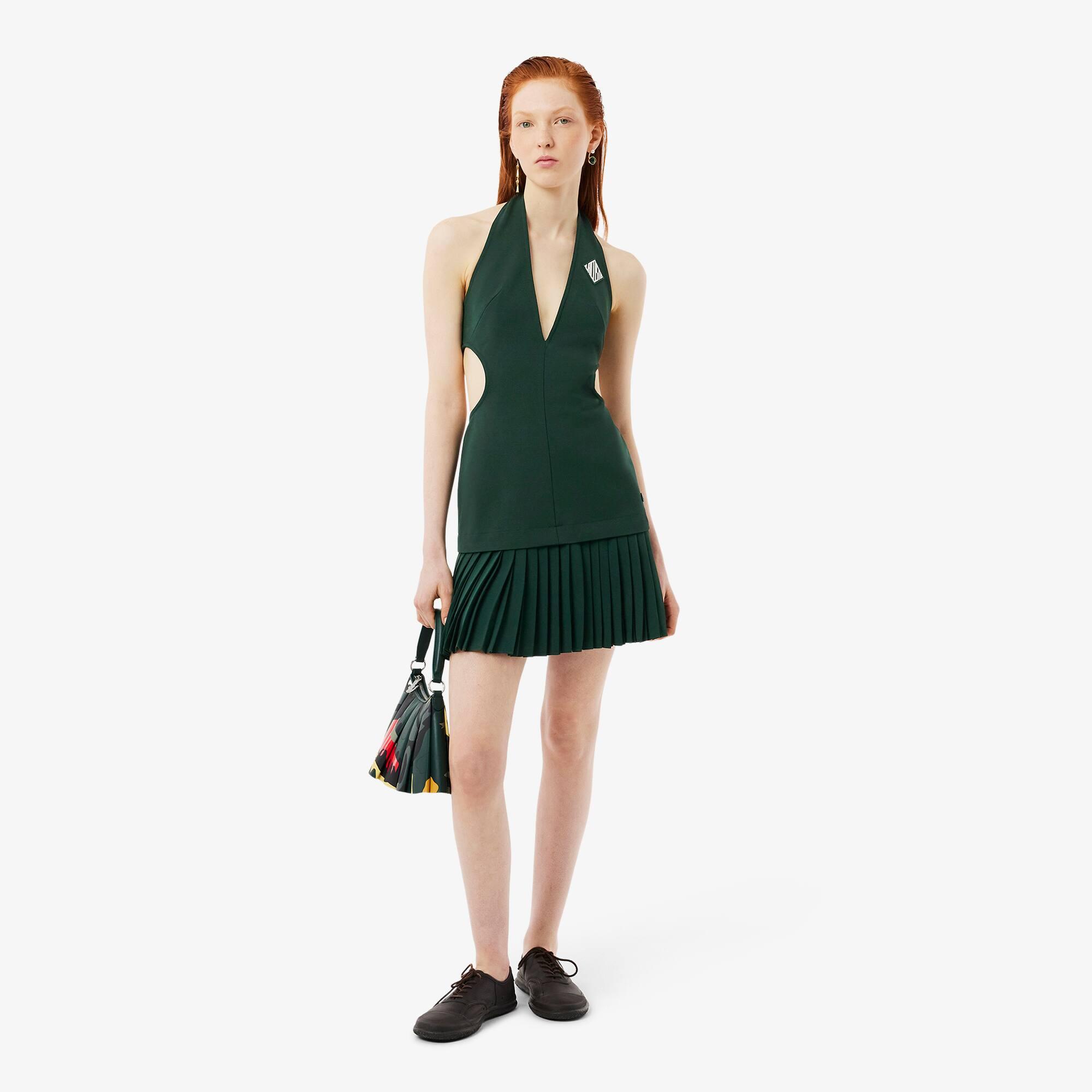 Runway Pleated Jersey Dress Product Image