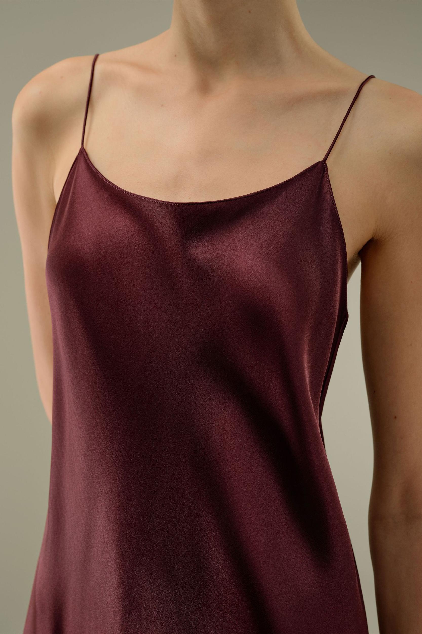 U-Neck Minimalist Slip Dress Product Image