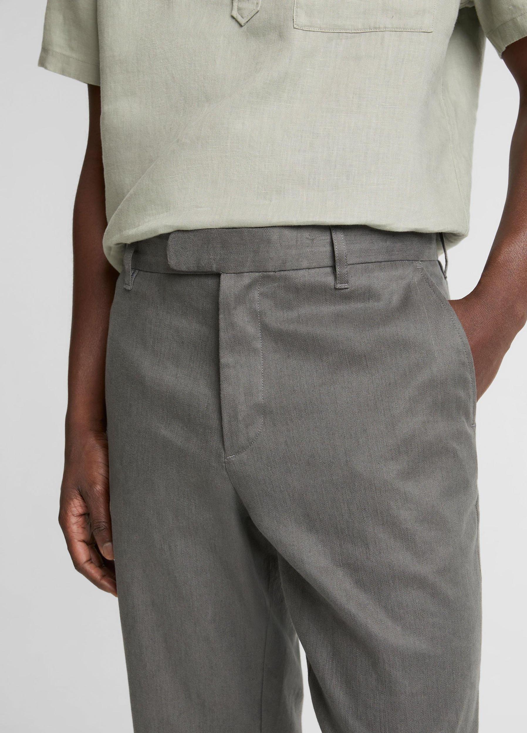 Owen Athletic Linen-Cotton Extended-Tab Pant Product Image