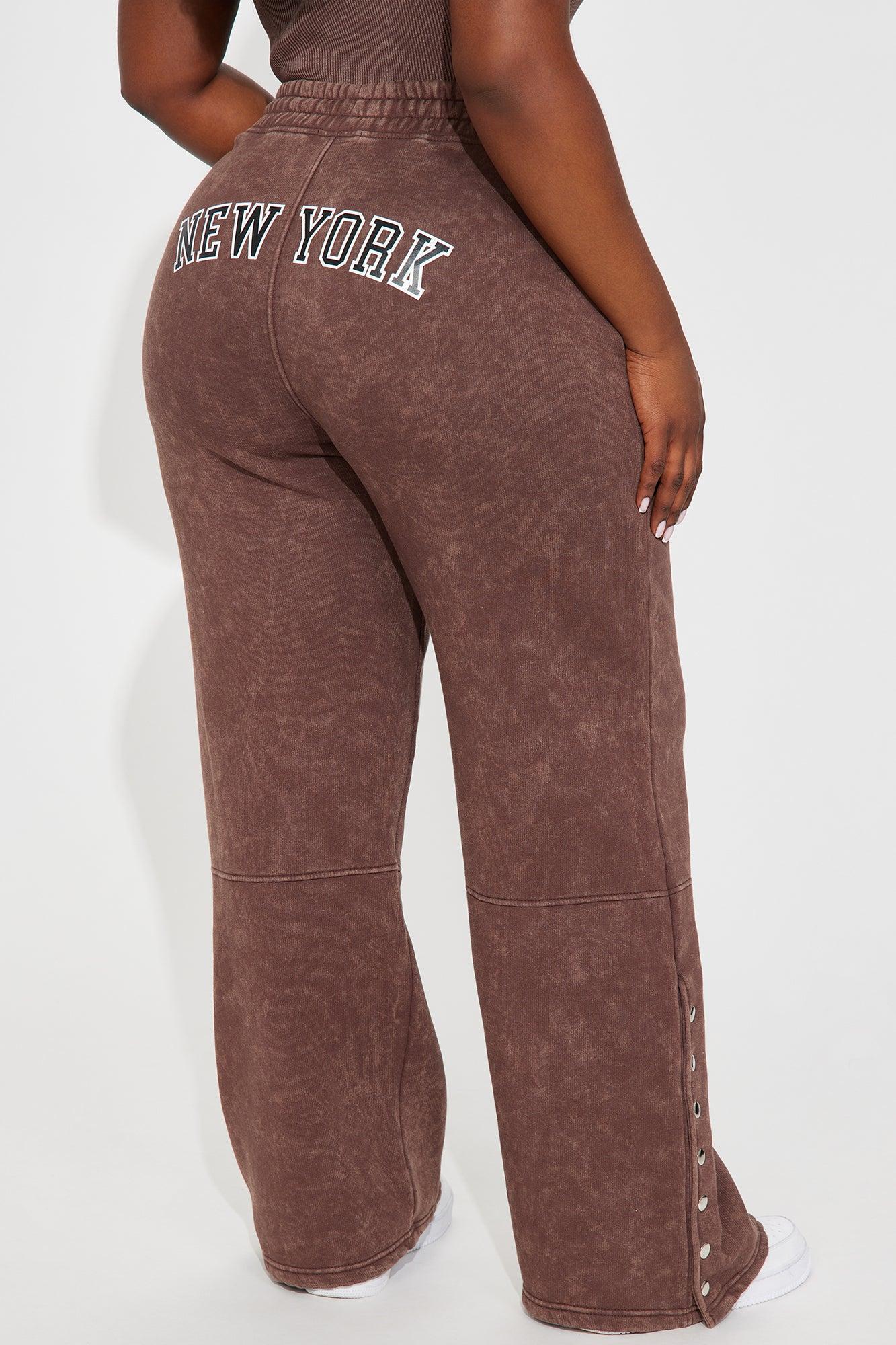 New York Washed Sweatpant - Brown Product Image