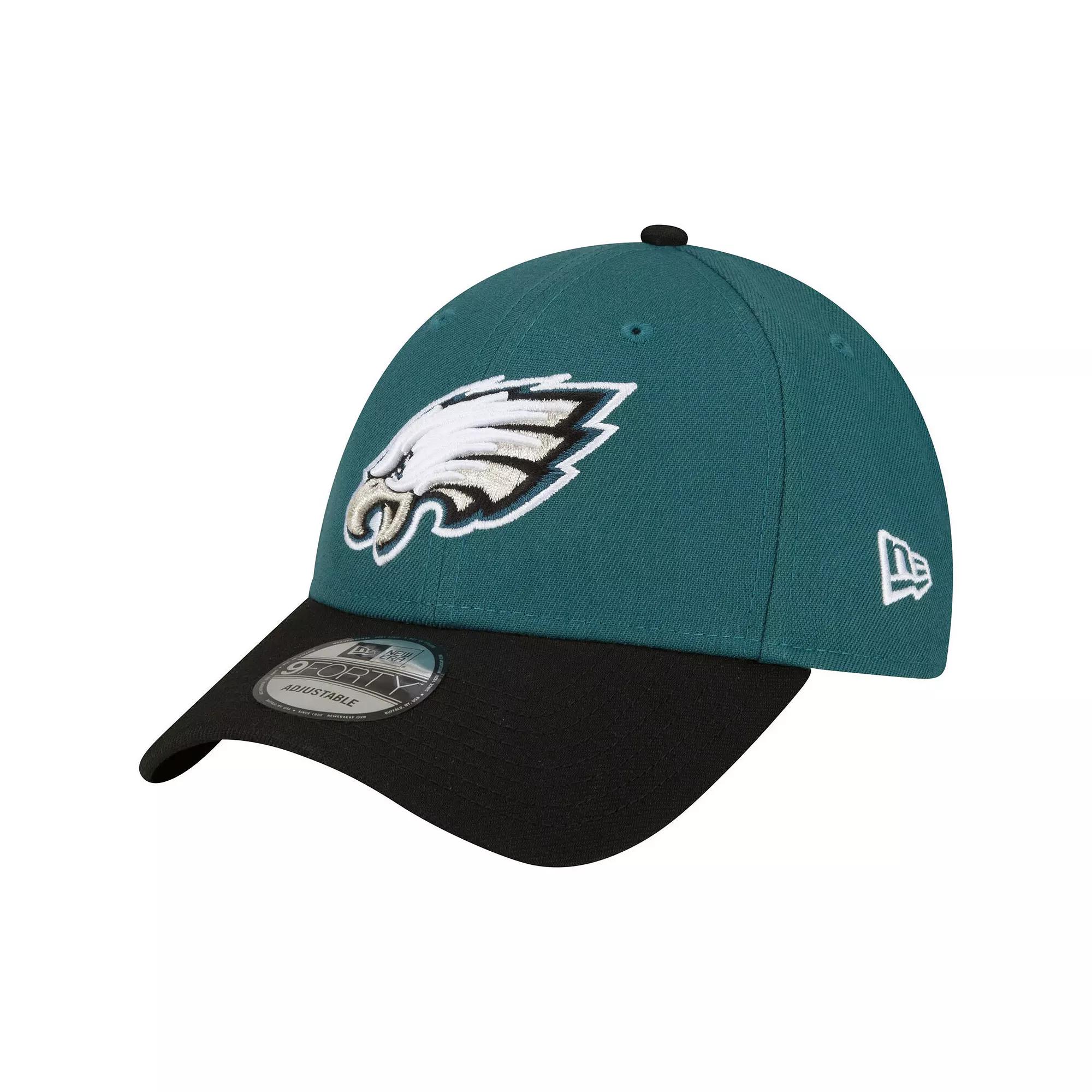 Men's New Era Midnight Green/Black Philadelphia Eagles The League Two-Tone 9FORTY Adjustable Hat Product Image