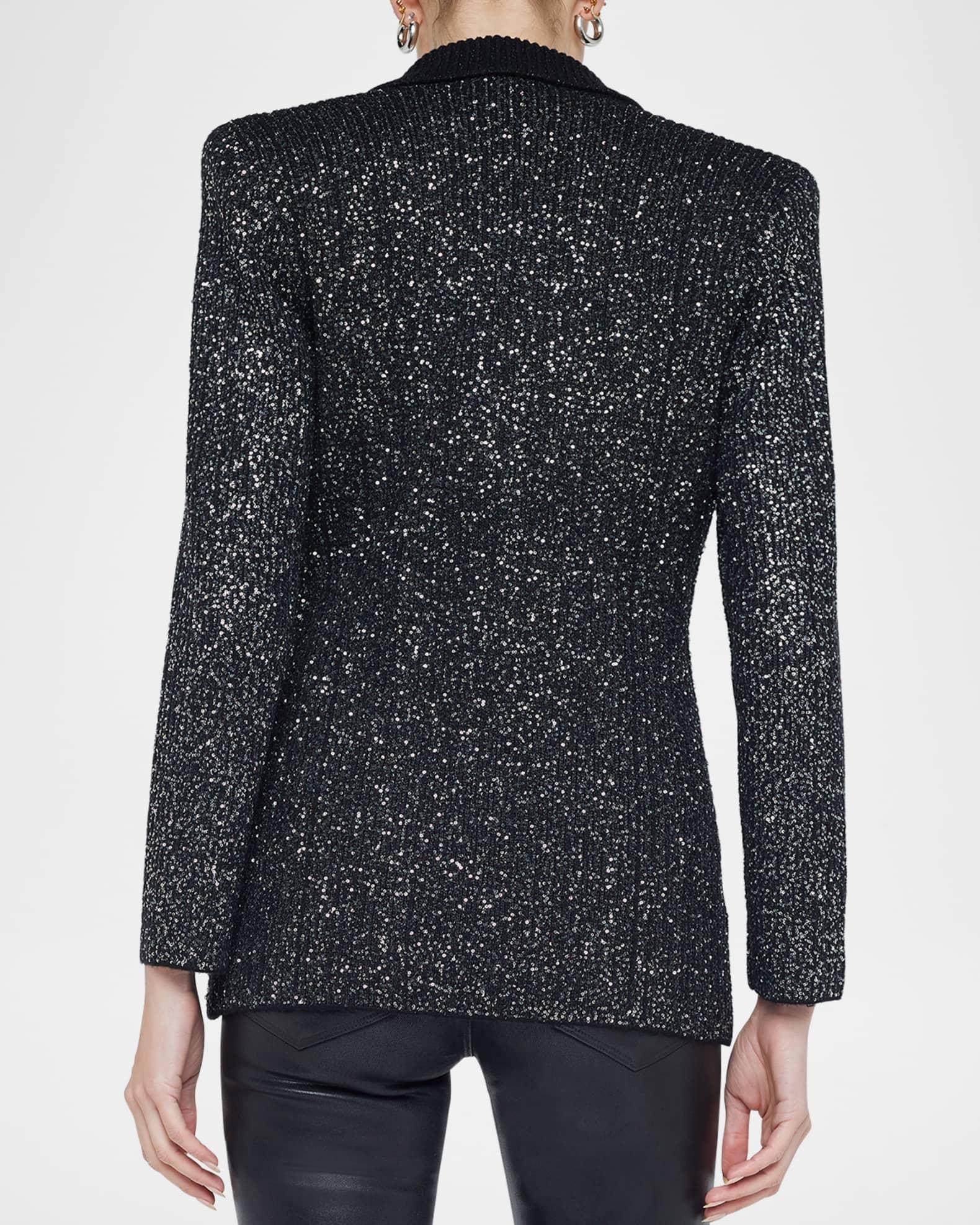 Lenora Sequin Knit Blazer Product Image