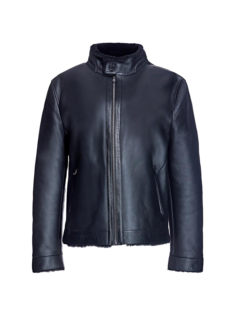 Mens Shearling Jacket Product Image