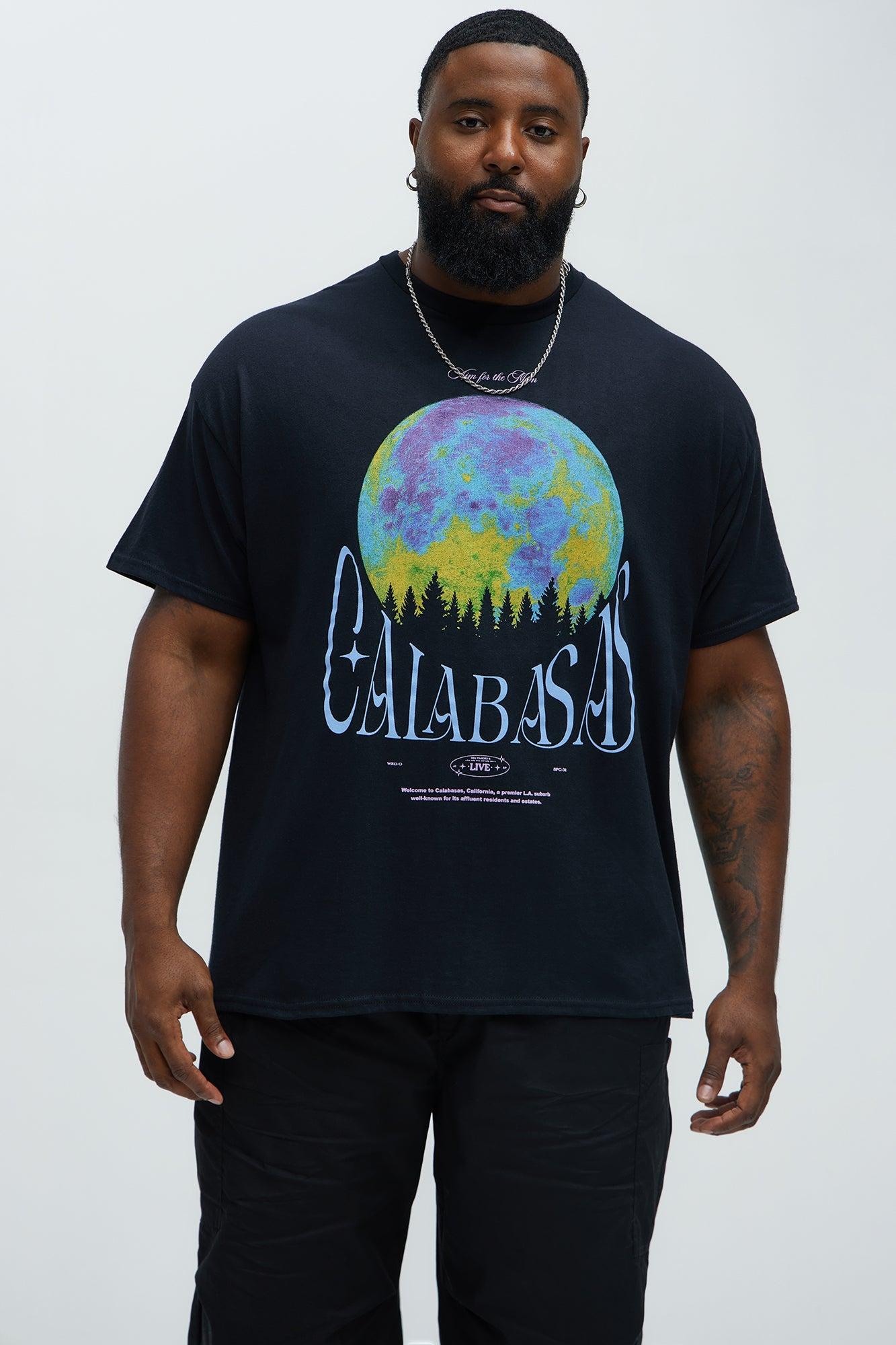 Calabasas Moon Short Sleeve Tee - Black Product Image