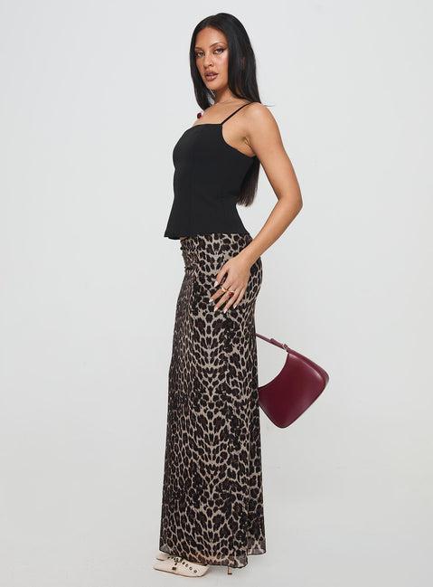 Ergo Maxi Skirt Leopard Product Image