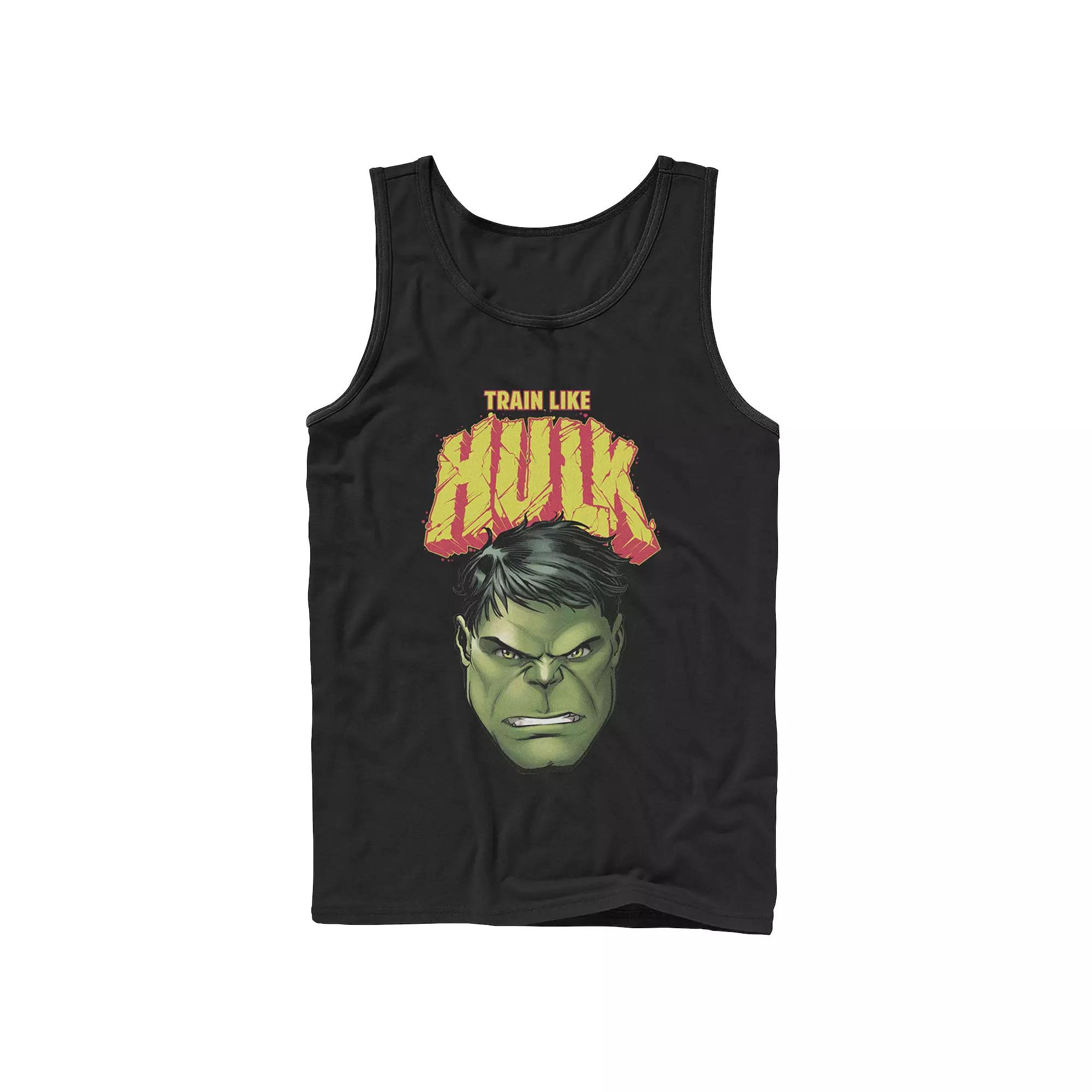 Men's Marvel Triain Like The Hulk Big Head Tank Top, Boy's,  Product Image