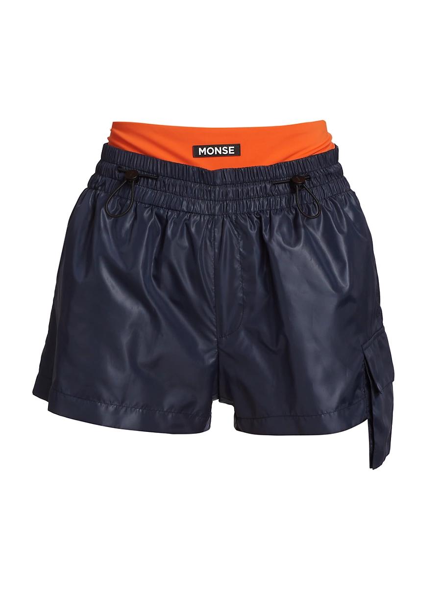 Womens Layered Toggle Shorts Product Image