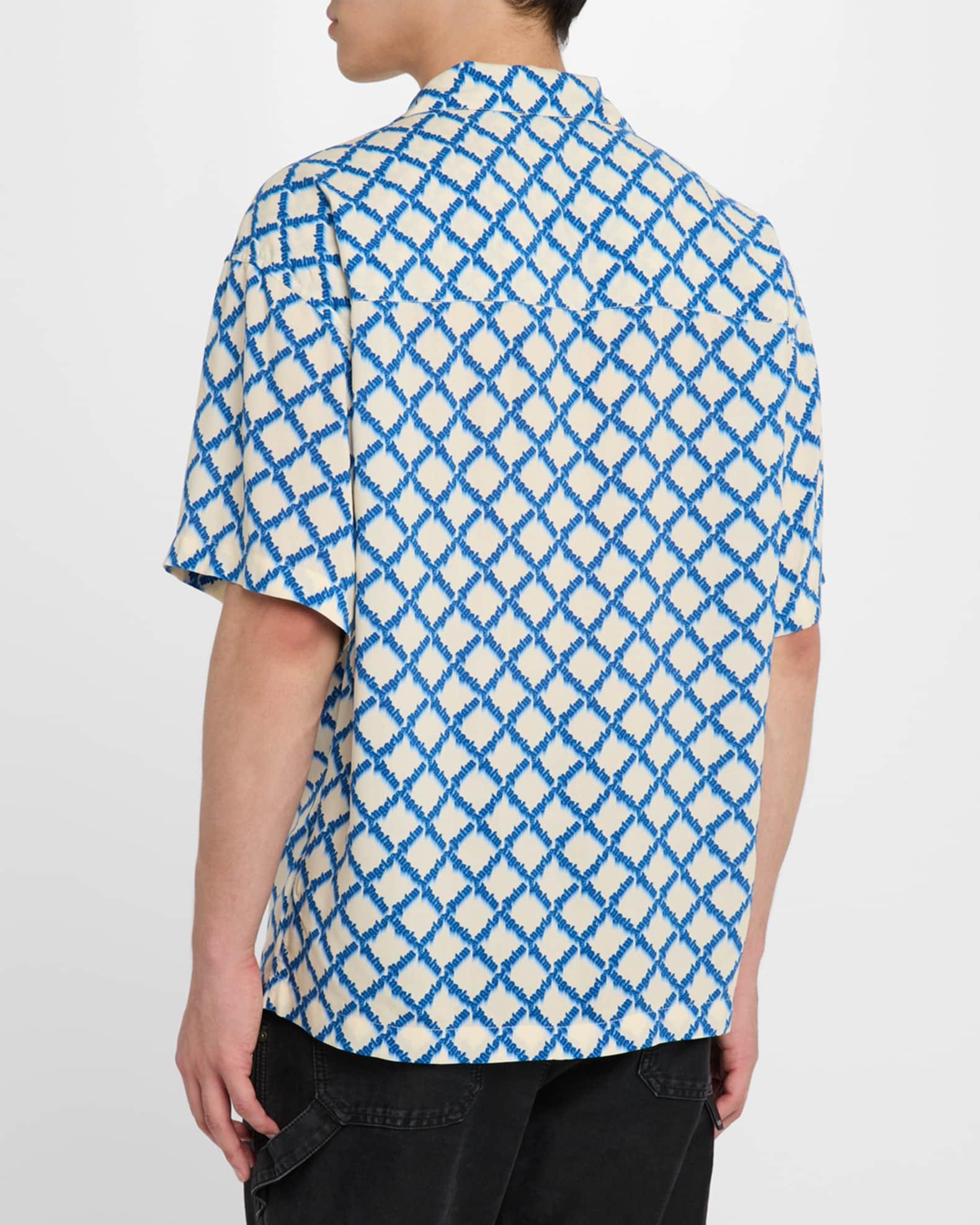 Men's Net Logo Bowling Shirt Product Image