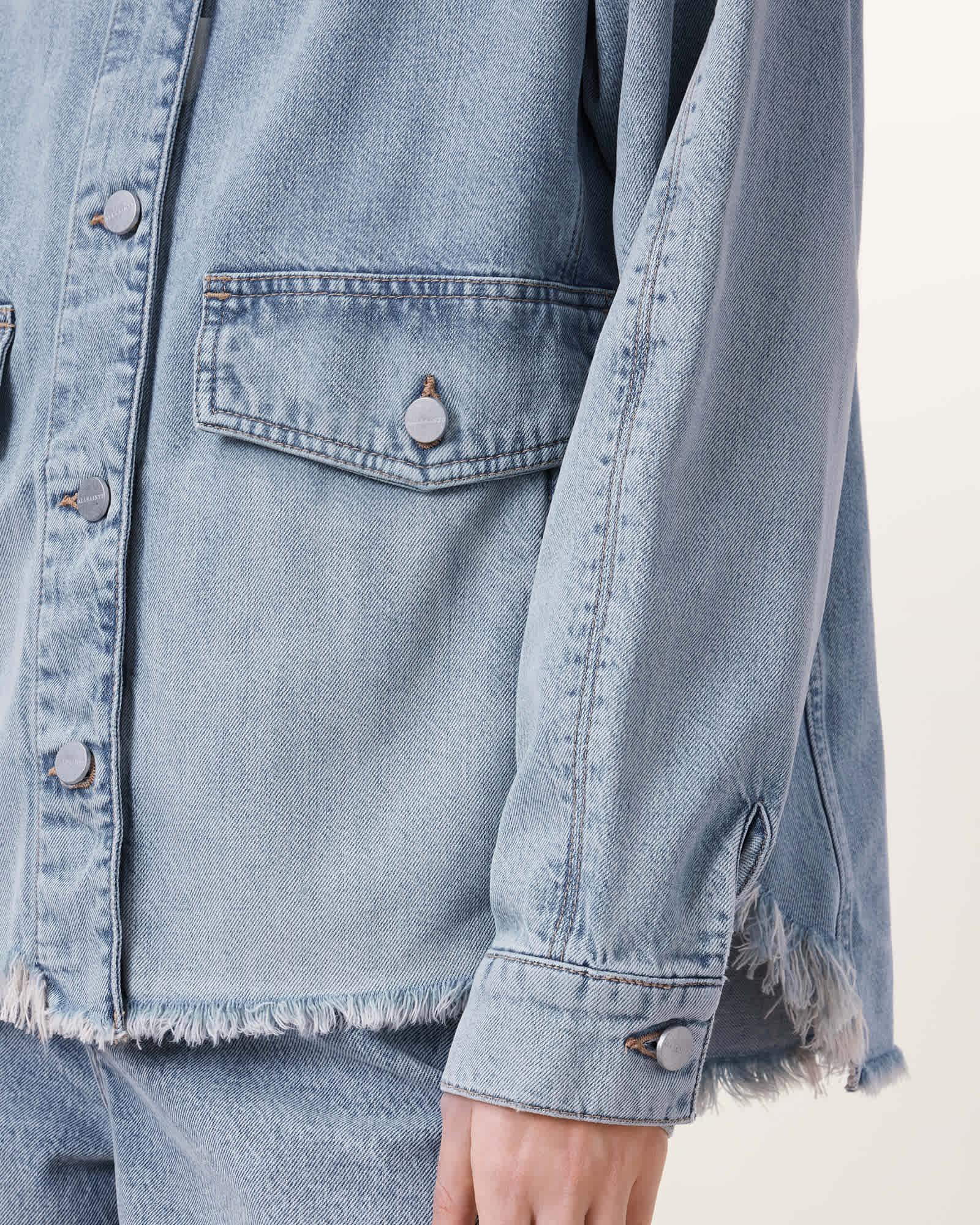 Hettie Oversized Denim Shacket Product Image