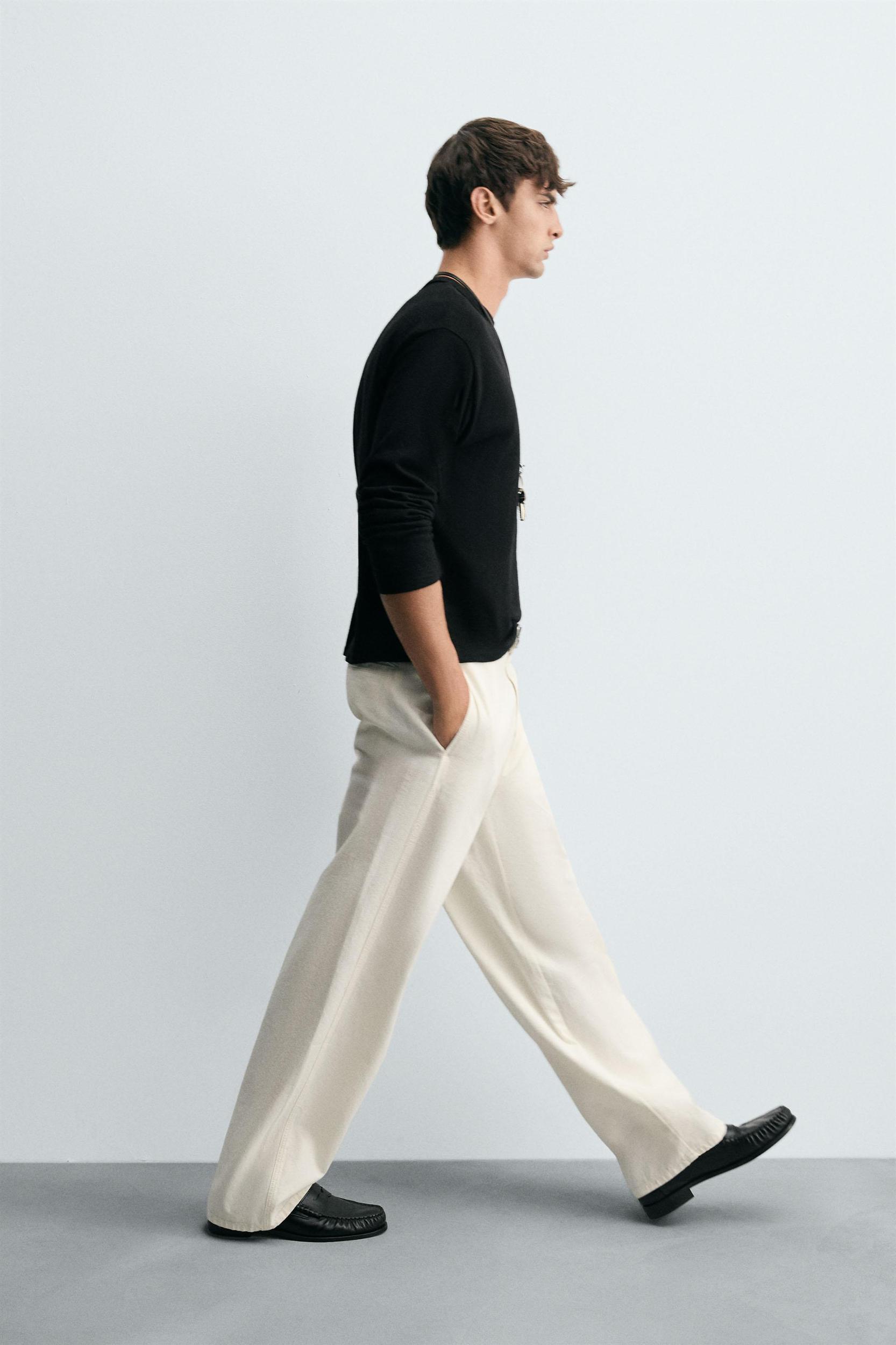 COTTON HEMP CHINO PANTS Product Image