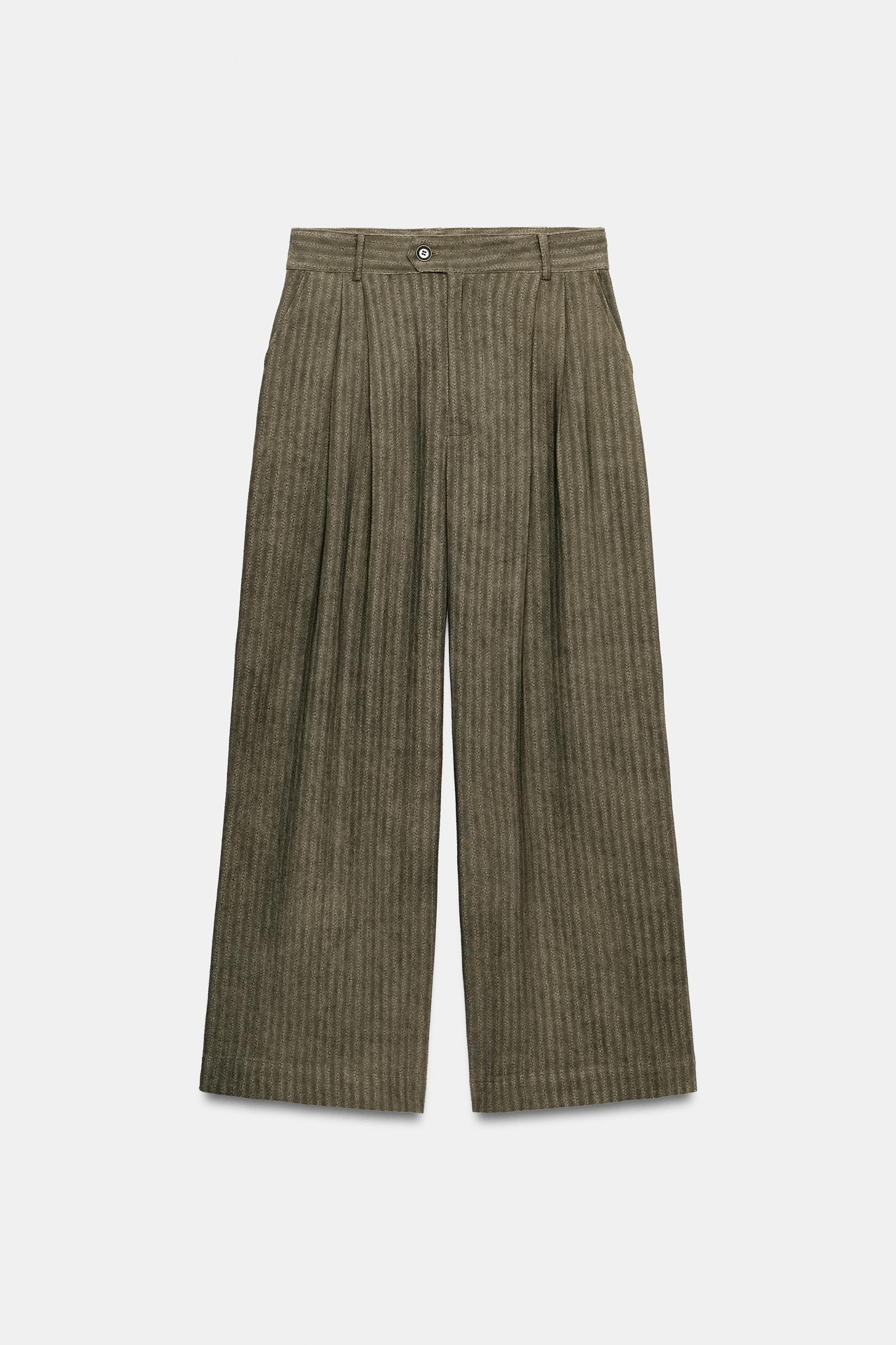 ZW COLLECTION JACQUARD STRIPED PANTS Product Image