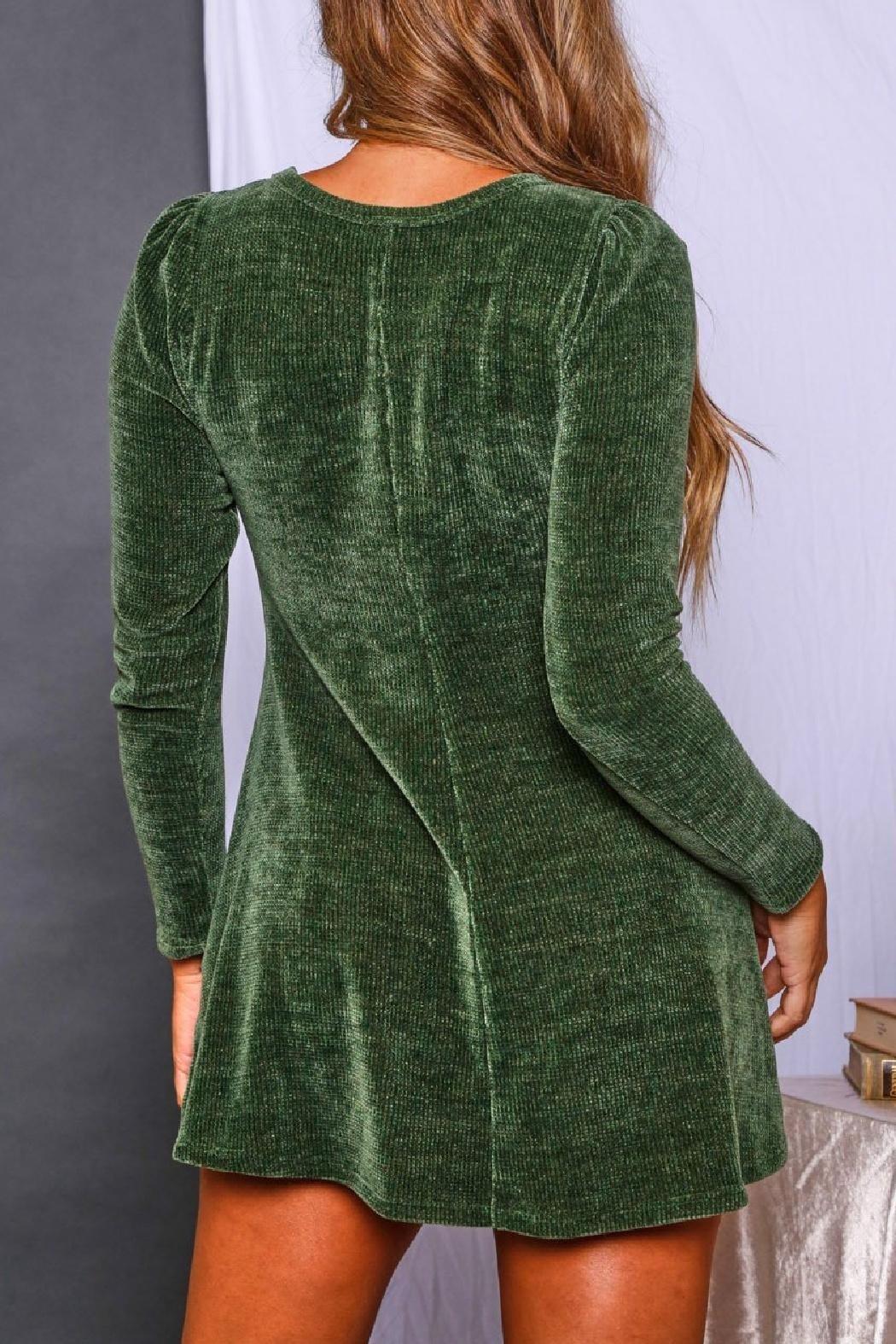 Ribbed Skater Dress Product Image