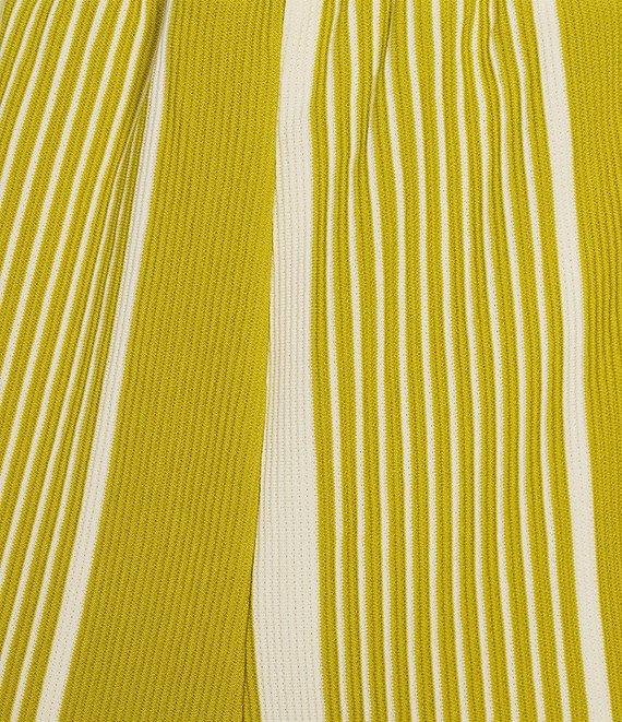 Skies Are Blue Coordinating Stripe Print High Waisted Wide Leg Pants Product Image