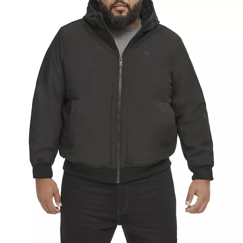 Big & Tall Dockers® Softshell Sherpa Lined Bomber jacket, Men's,  Product Image