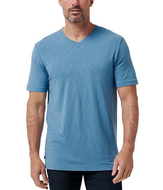 TravisMathew Cloud Stretch Short Sleeve V-Neck T-Shirt Product Image