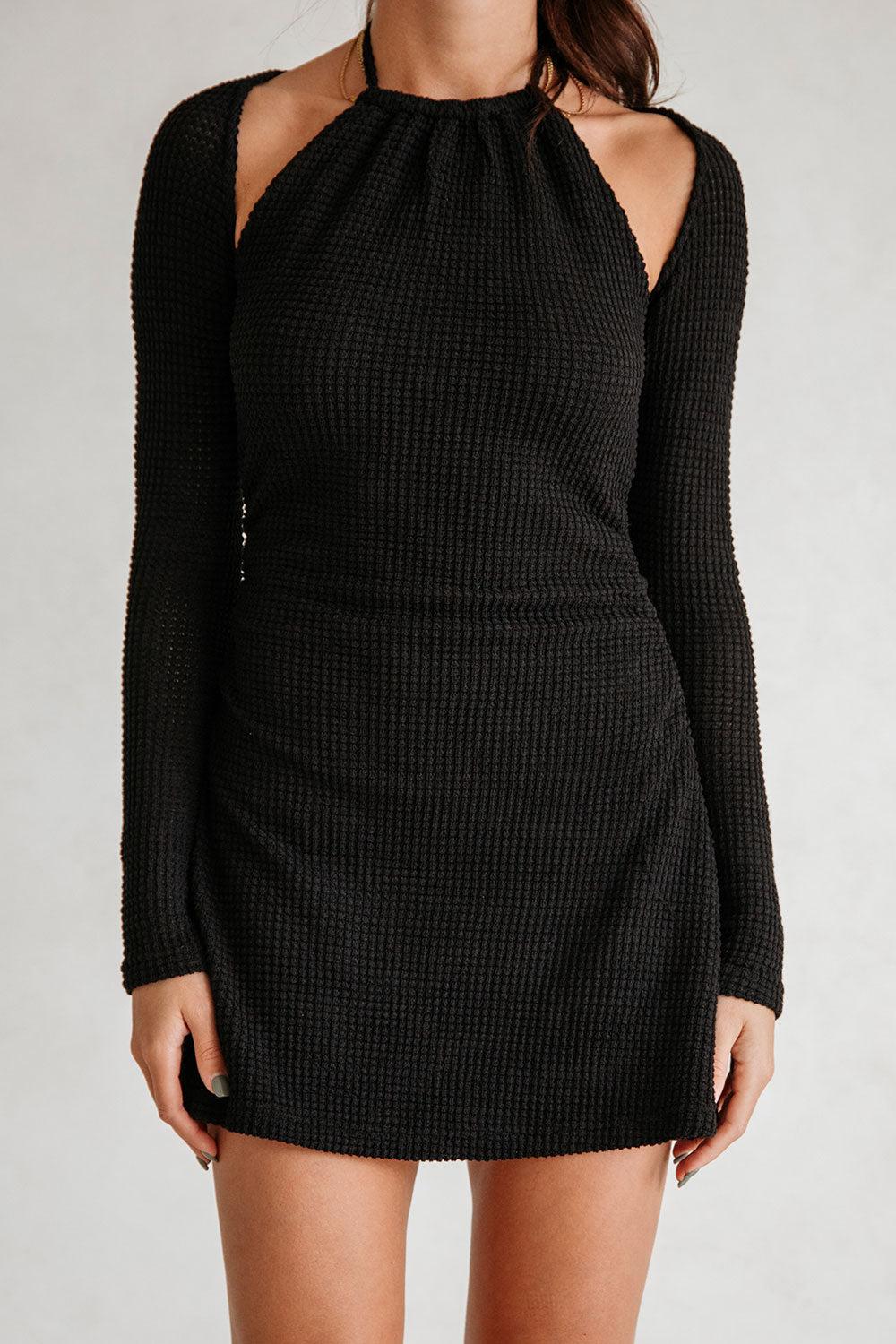 Mahnee Dress - Black Product Image