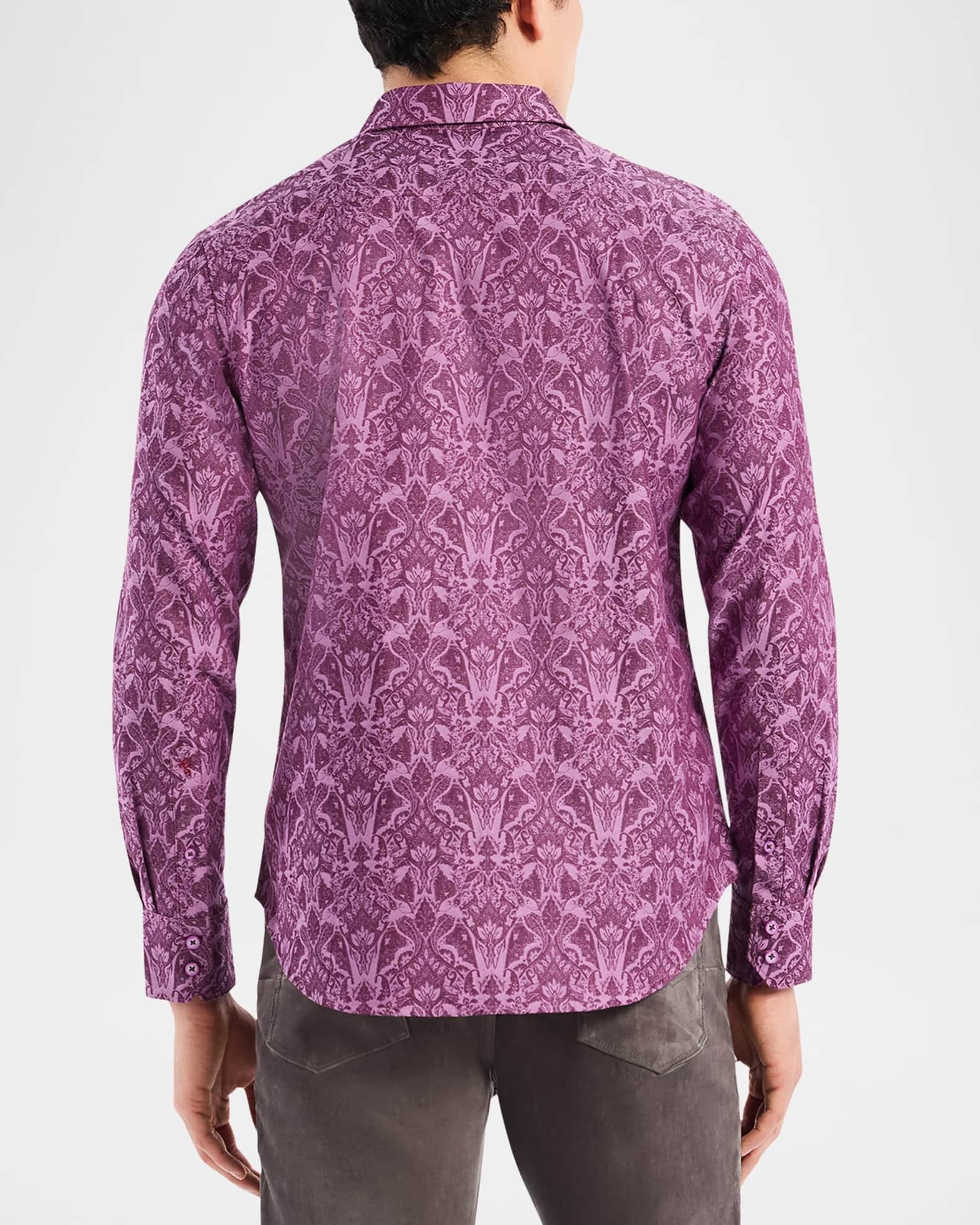 Men's Highland Tonal Damask Sport Shirt Product Image