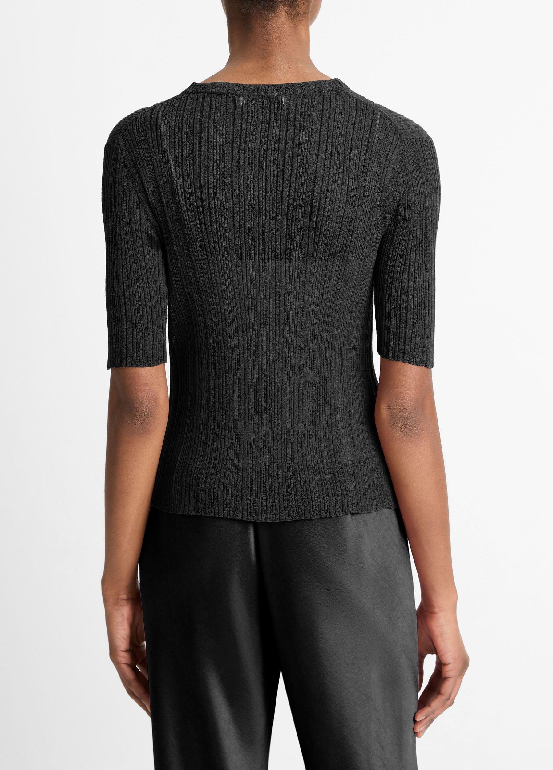 Italian Cotton-Blend Double-Layer Top Product Image