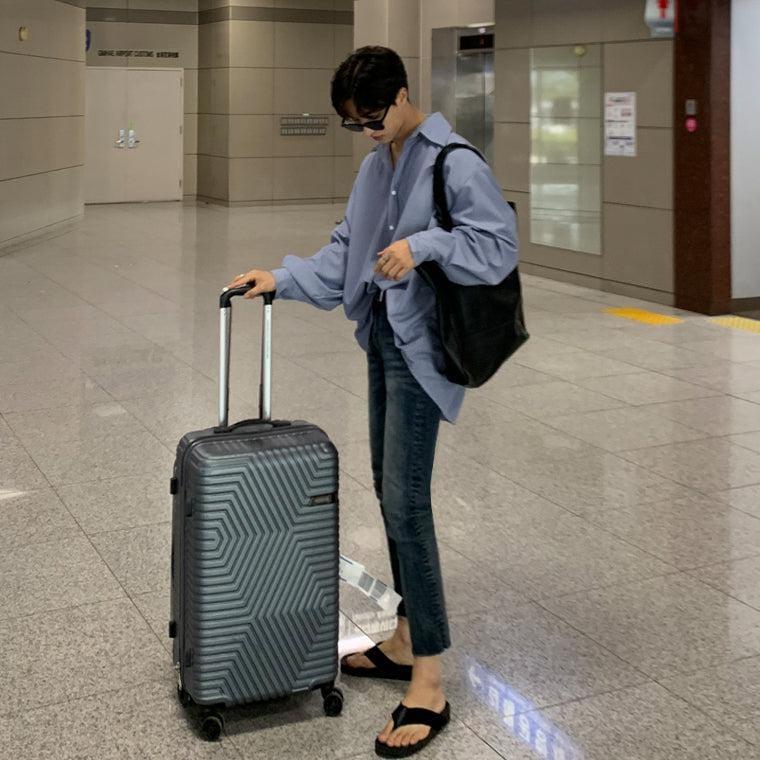 RT No. 2156 OVERSIZE STRIPED COLLAR SHIRT Product Image