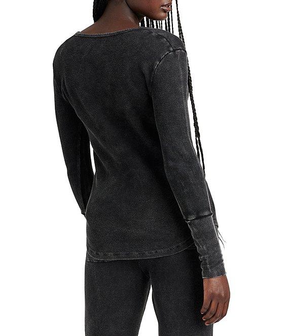 Splendid Thermal Forever Henley Long Sleeve Shirt Product Image