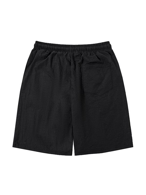 Men's Contrast Color Splicing Loose Shorts Product Image