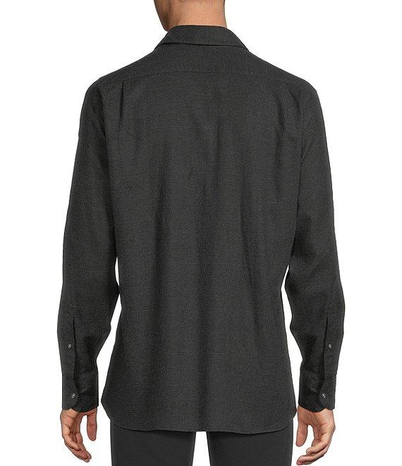 Cremieux Blue Label St. Moritz Collection Glen Plaid Long Sleeve Woven Shirt Product Image