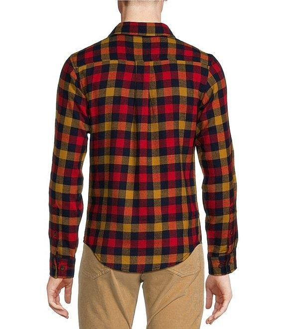 Cremieux Premium Denim Plaid Long Sleeve Woven Shirt Product Image