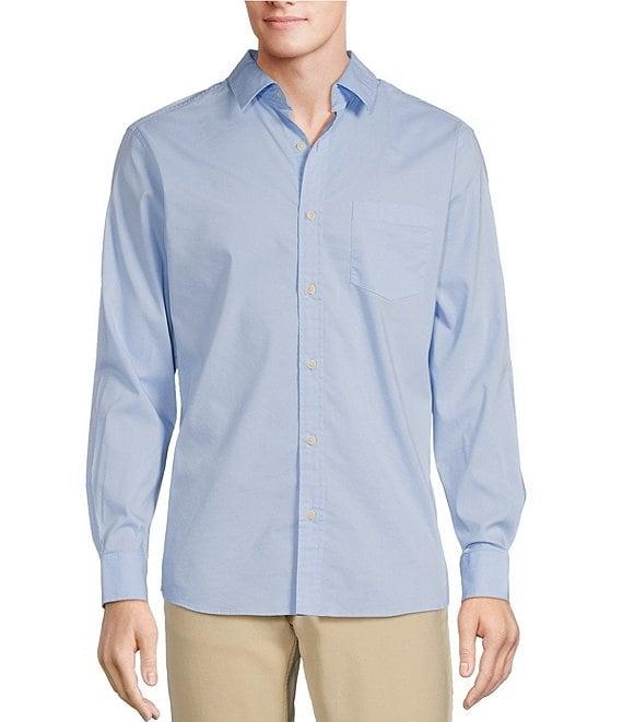 Rowm Rec + Relax Long Sleeve Performance Solid Shirt Product Image