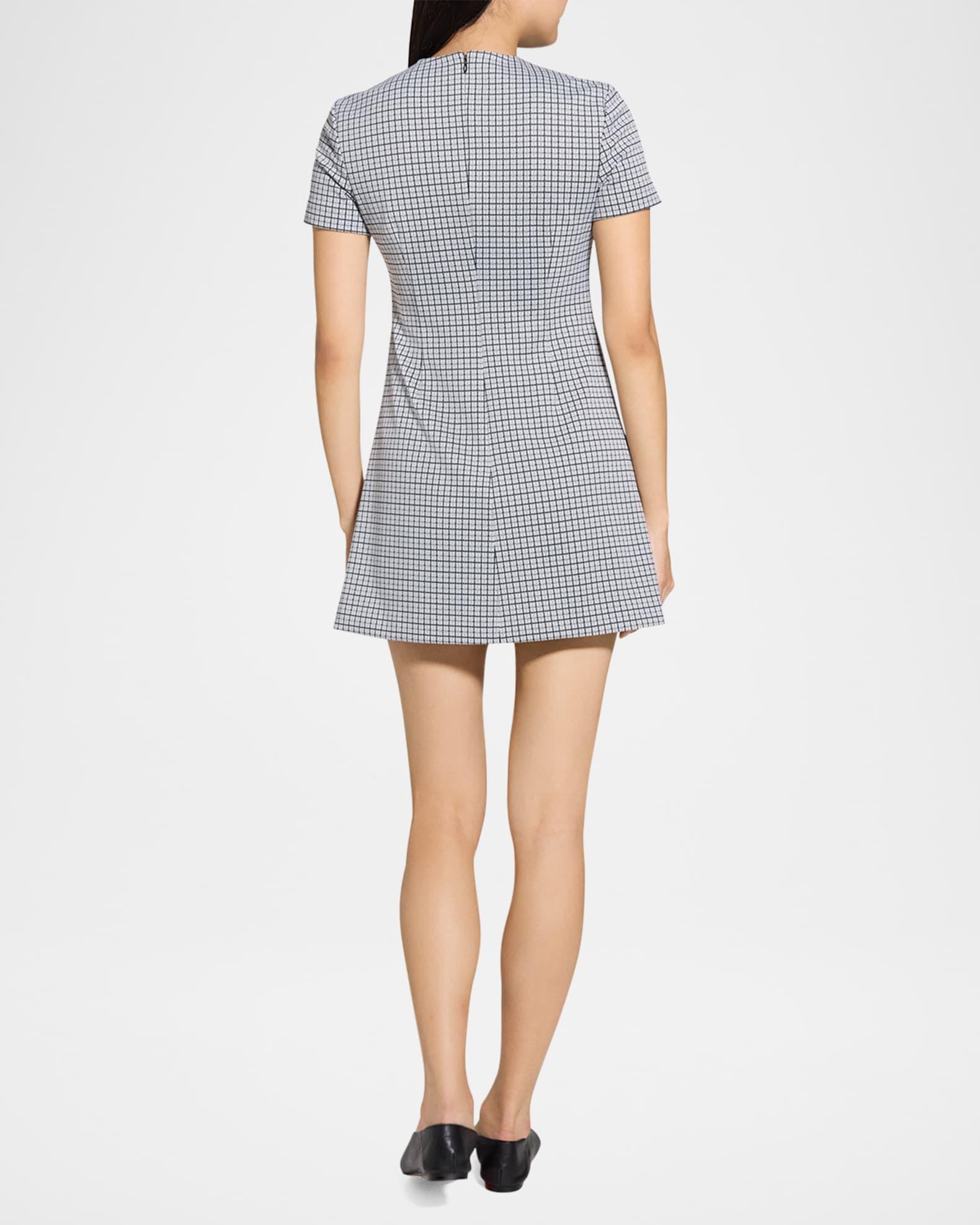 Short-Sleeve A-Line Mini Dress Product Image
