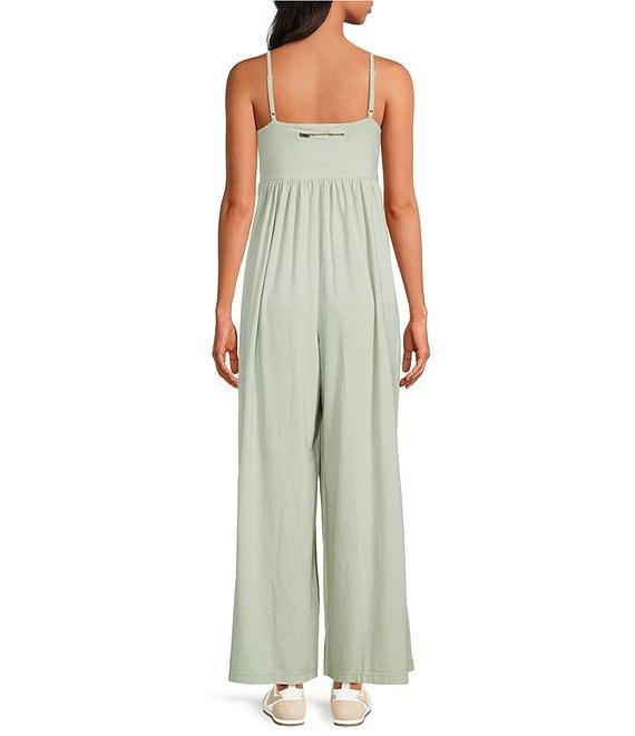 FP Movement Hot Shot Strappy Square Neck Sleeveless Wide Leg Jumpsuit Product Image