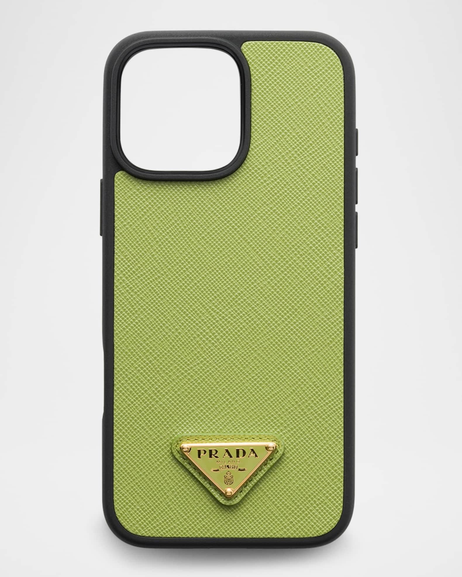 iPhone 16 Pro Max Saffiano Leather Case Product Image