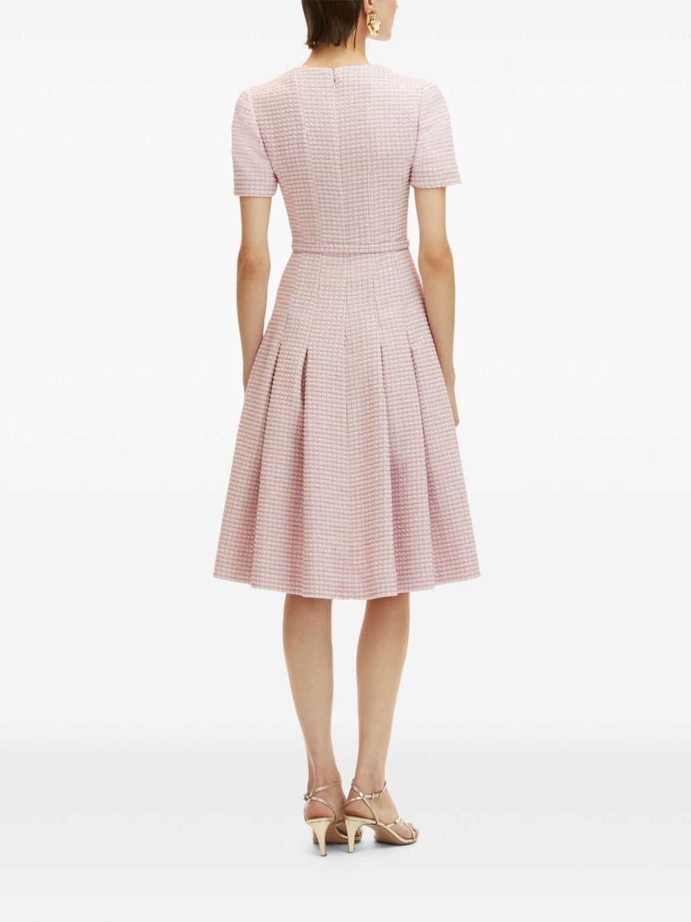 checked tweed midi dress Product Image