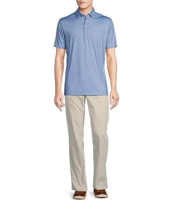 Cremieux Blue Label Performance Stretch Happy Hour Drinks Print Short Sleeve Golf Polo Shirt Product Image