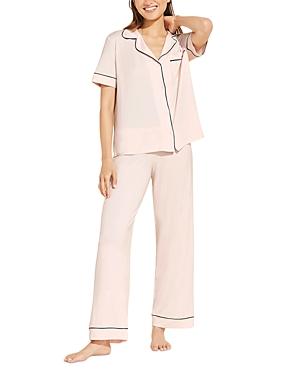 Eberjey Gisele Short Sleeve Long Pant Pajama Set Product Image
