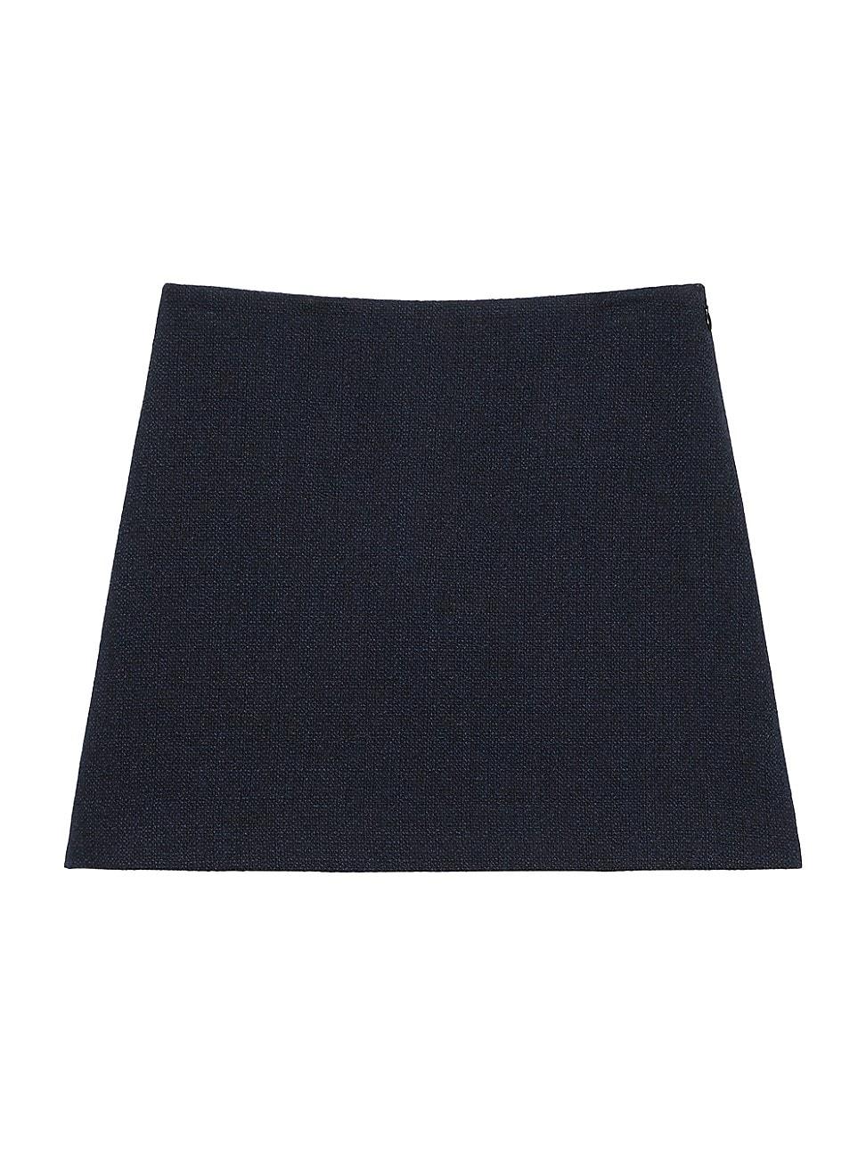 Womens Woven High-Waist Miniskirt Product Image