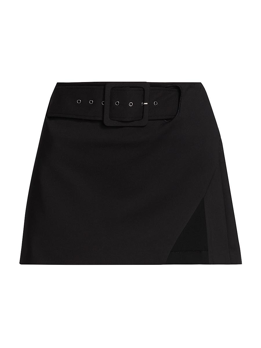 Womens Jones Belted Micro Miniskirt Product Image