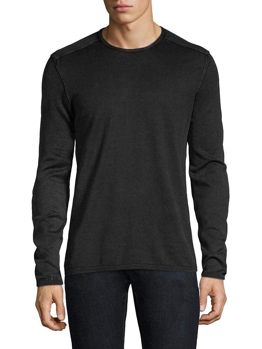 John Varvatos Star Usa Acid-Wash Crewneck Sweater Product Image