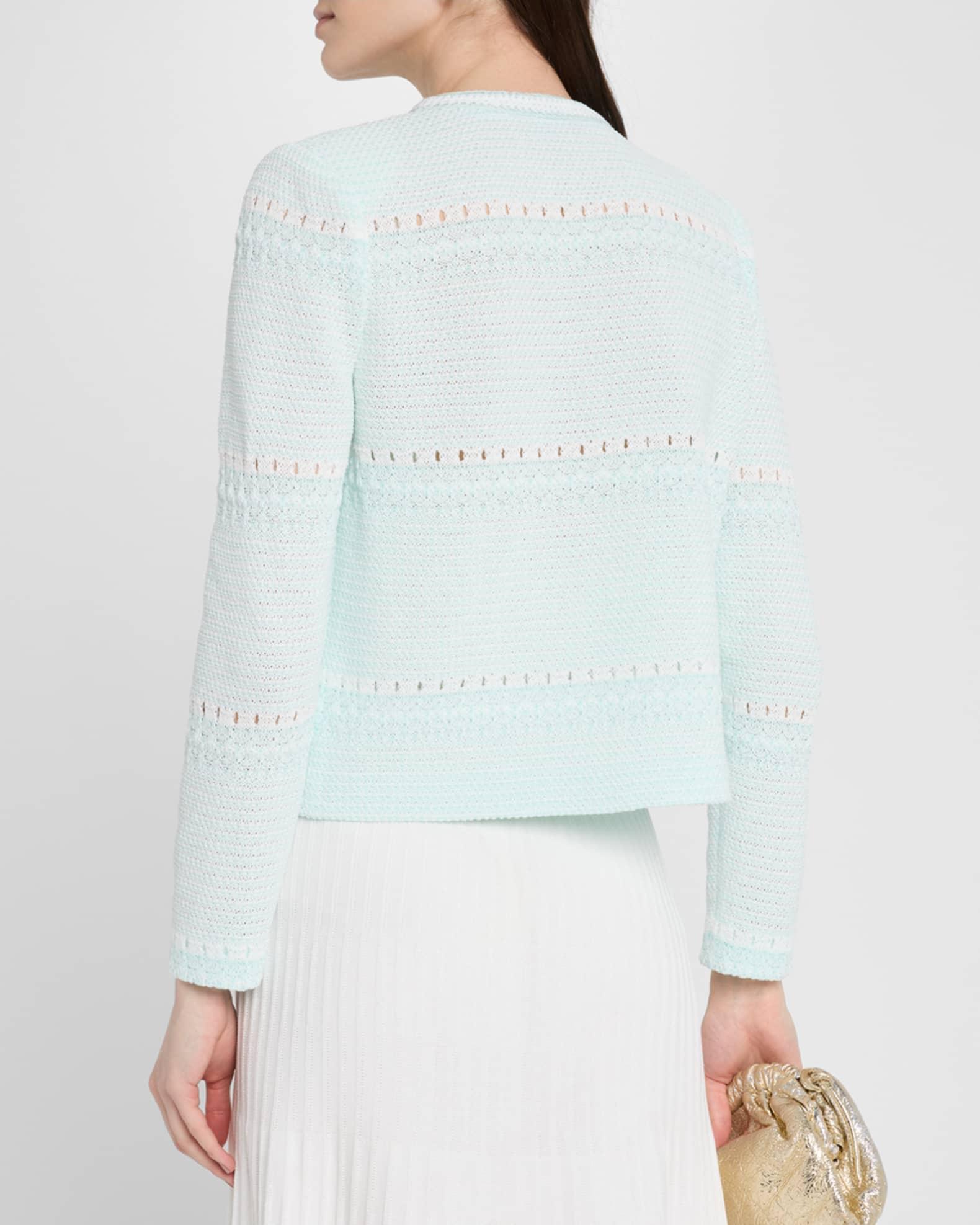 Modern-Fit Tweed Knit Jacket Product Image