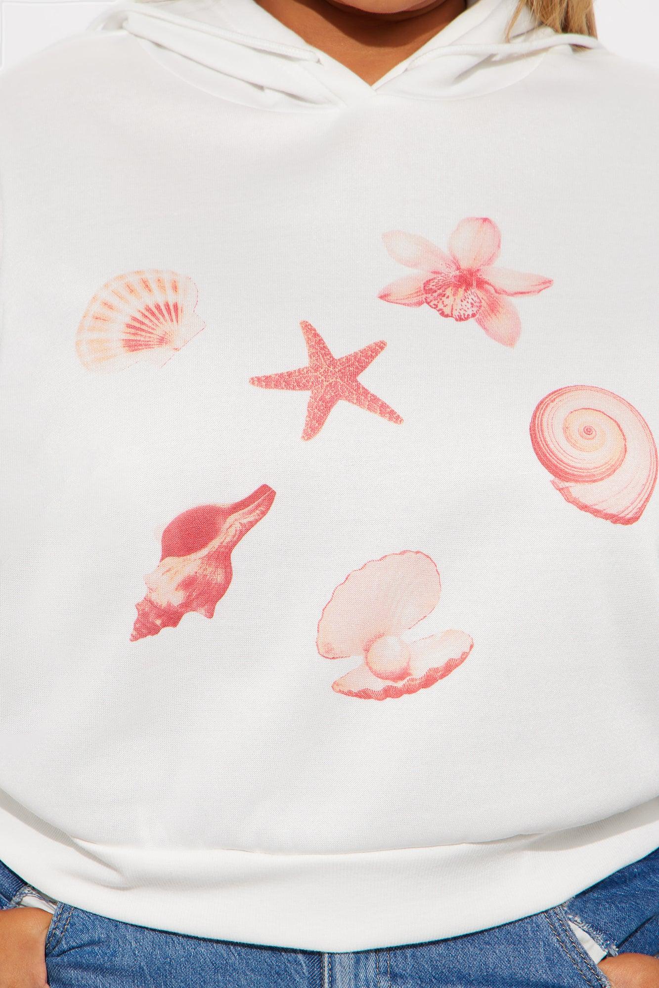 Sunkissed Shores Hoodie - Ivory Product Image