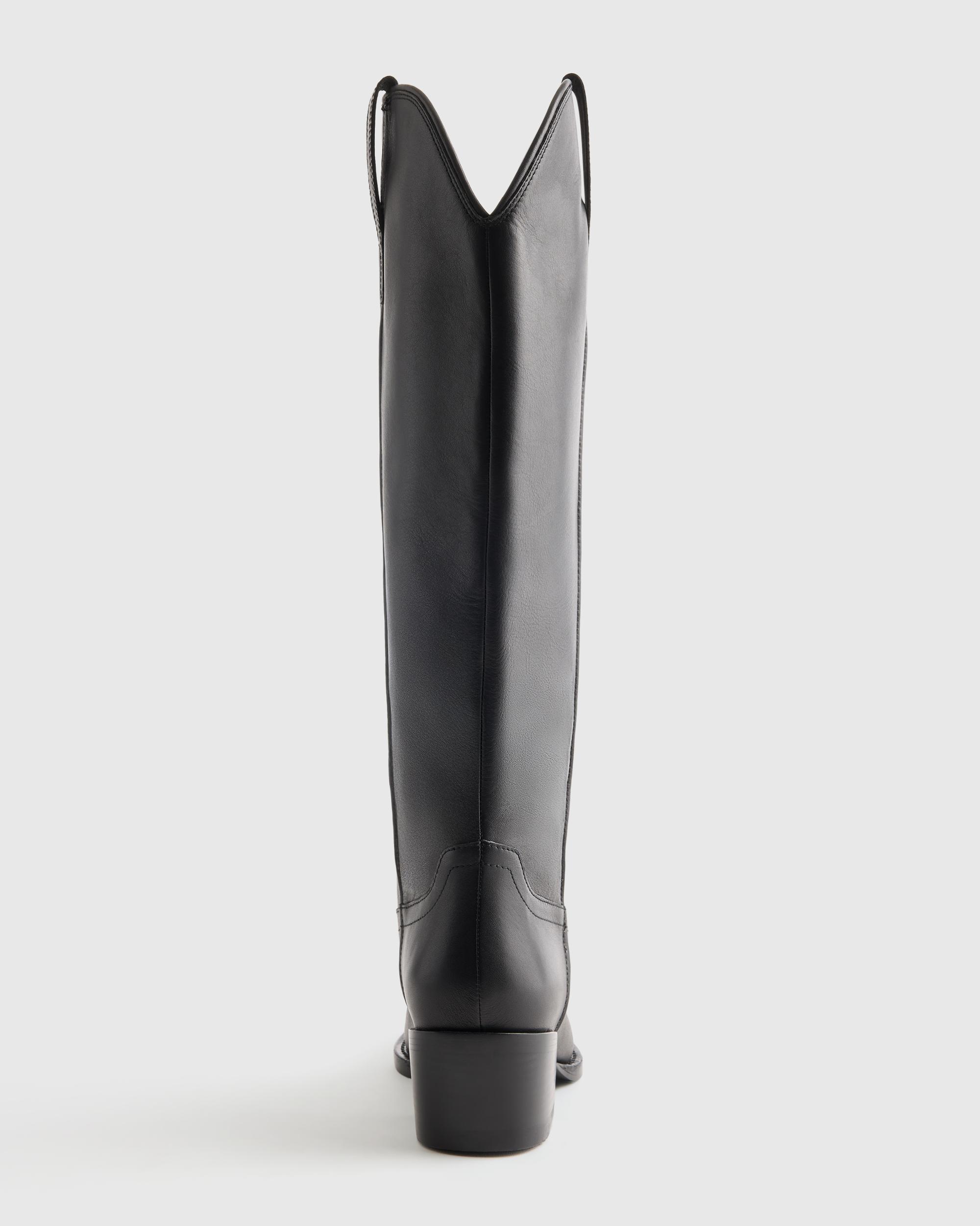 Quince | Women's Italian Leather Tall Western Boots Product Image