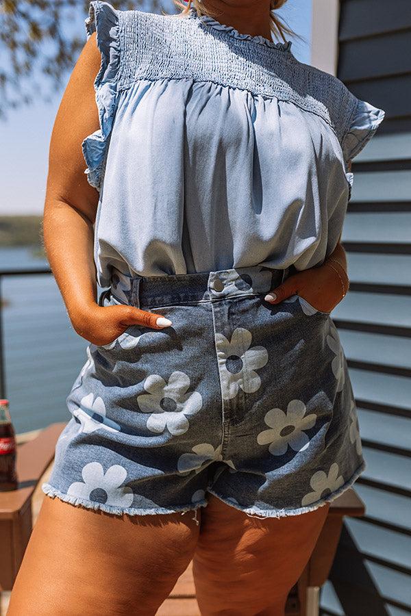 The Becca High Waist Shorts Curves Product Image