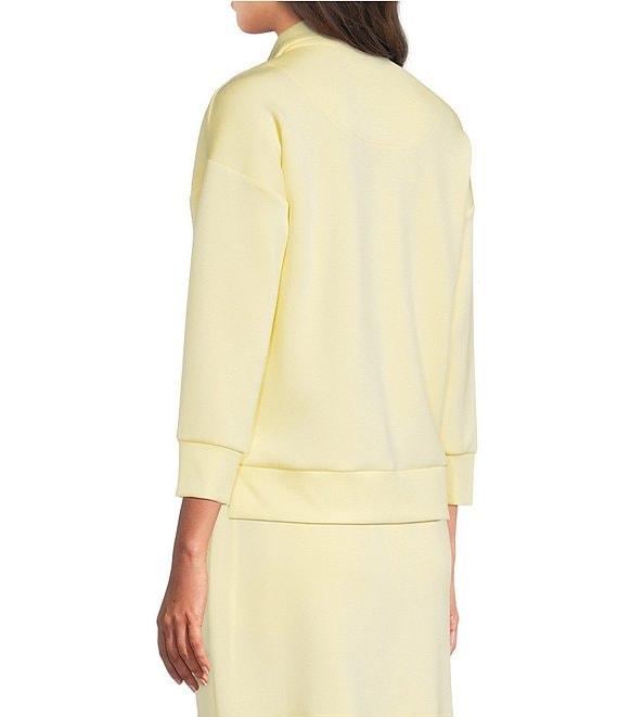 Kinesis Quarter-Zip Mock Neck 3/4 Sleeve Coordinating Pullover Product Image