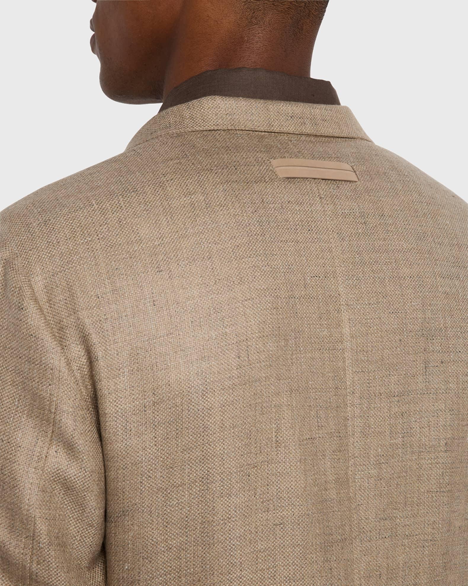 Men's Cashmere-Blend Basketweave Blazer Product Image