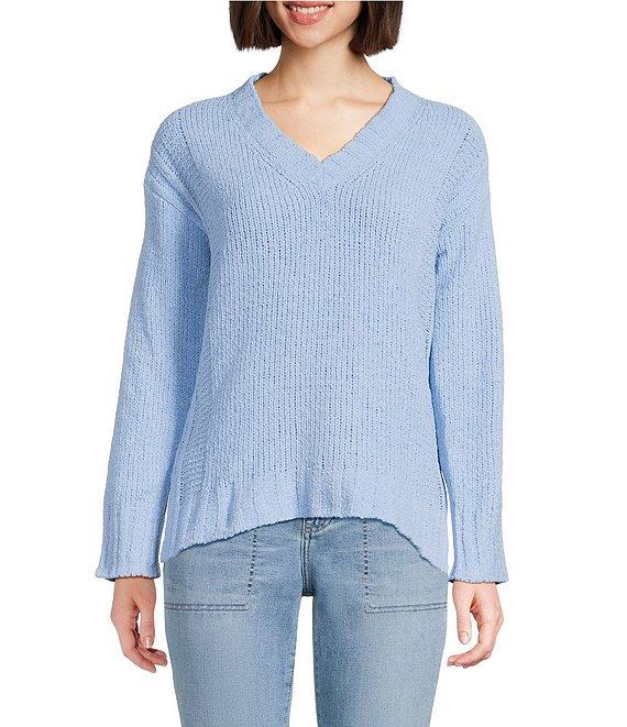 Tommy Bahama Malibu Chenille V-Neck Long Sleeve Sweater Product Image
