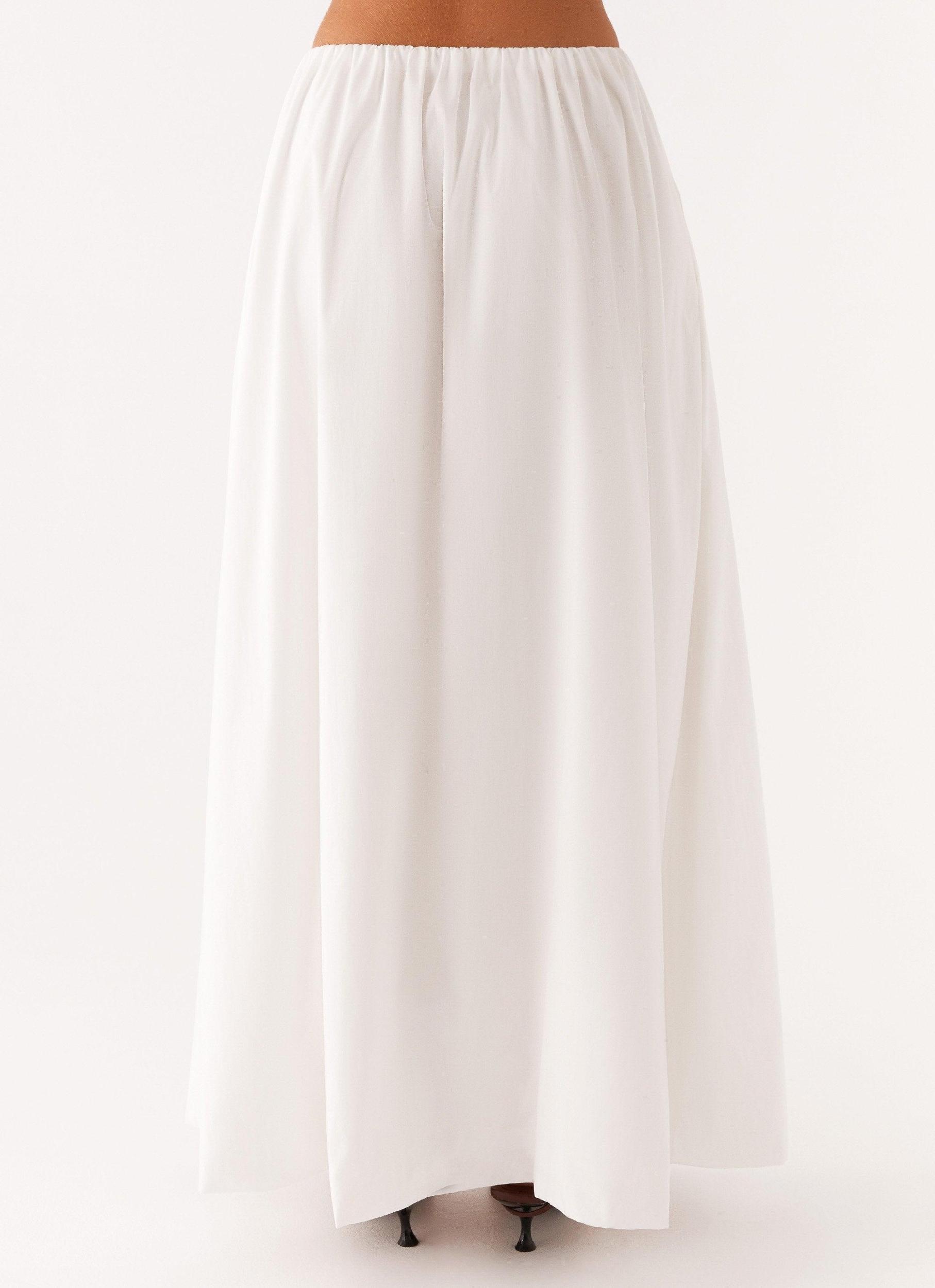 Cheryl Maxi Skirt - White Product Image