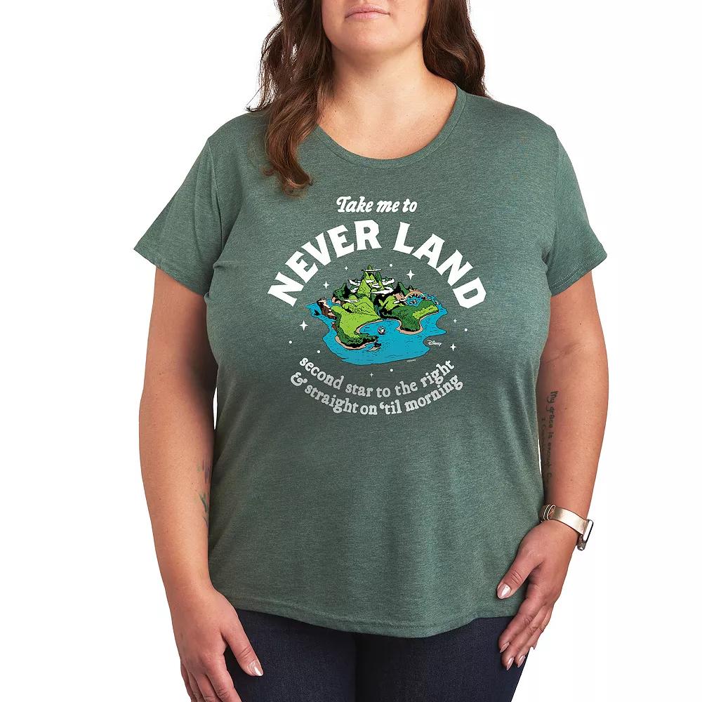 Disney's Peter Pan Plus Take Me To Never Land Graphic Tee, Women's,  Product Image