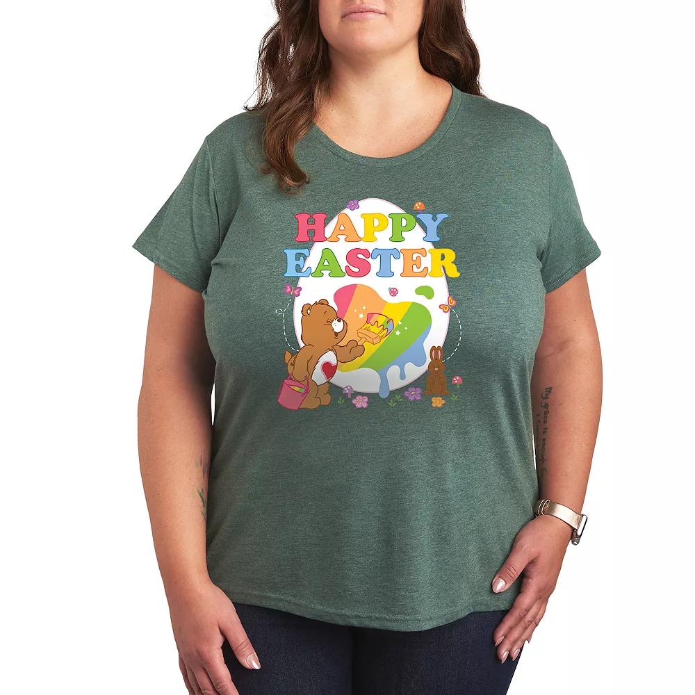 Plus Care Bears Happy Easter Egg Graphic Tee, Women's,  Product Image